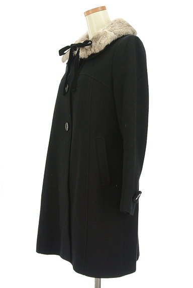 CHILD WOMAN（チャイルドウーマン）の古着「ファー付け襟ロングウールコート（コート）」大画像３へ