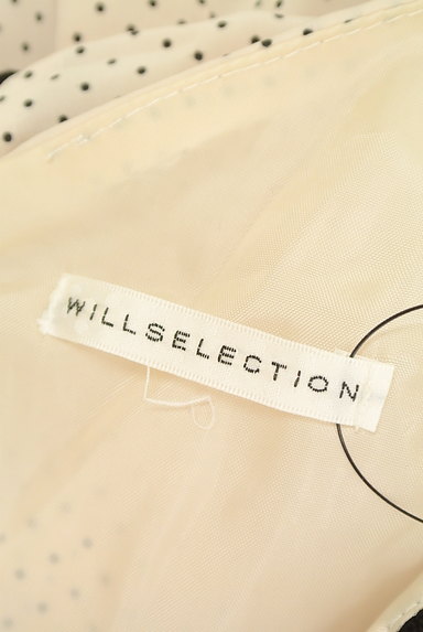 WILLSELECTION（ウィルセレクション）の古着「リボン襟ドット柄カットソー（カットソー・プルオーバー）」大画像６へ