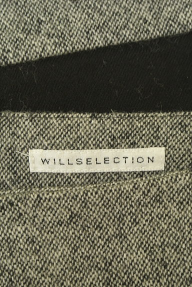 WILLSELECTION（ウィルセレクション）の古着「リボン付きバイカラーウールミニスカート（ミニスカート）」大画像６へ