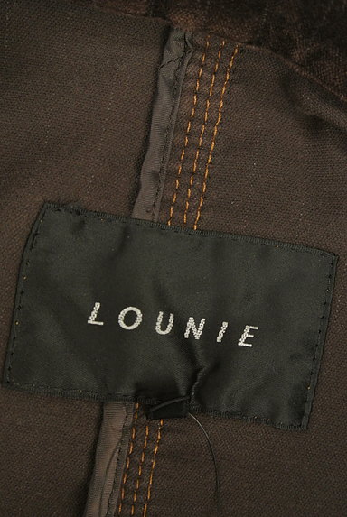 LOUNIE（ルーニィ）の古着「クロスチャーム付きベロアジャケット（ジャケット）」大画像６へ