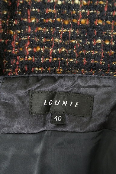 LOUNIE（ルーニィ）の古着「膝丈ラメツイードスカート（スカート）」大画像６へ