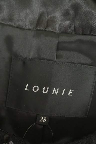 LOUNIE（ルーニィ）の古着「スパンコール付きノーカラージャケット（ジャケット）」大画像６へ