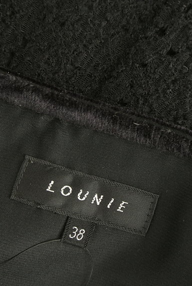 LOUNIE（ルーニィ）の古着「透かし編み起毛フレアワンピース（ワンピース・チュニック）」大画像６へ