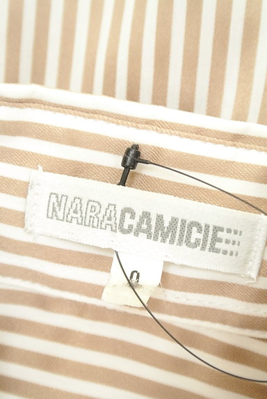 NARA CAMICIE（ナラカミーチェ）の古着「美シルエットストライプ柄シャツ（ブラウス）」大画像６へ