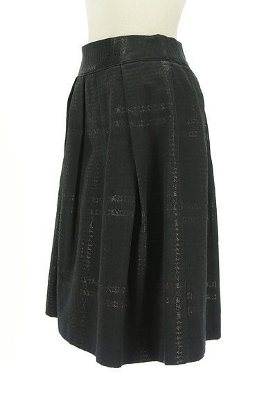 NARA CAMICIE（ナラカミーチェ）の古着「ラメチェック柄フレアスカート（スカート）」大画像３へ