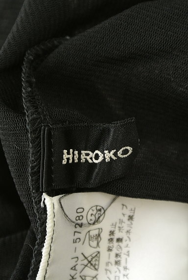 HIROKO KOSHINO（ヒロココシノ）の古着「総柄ストレッチチュールカットソー（カットソー・プルオーバー）」大画像６へ