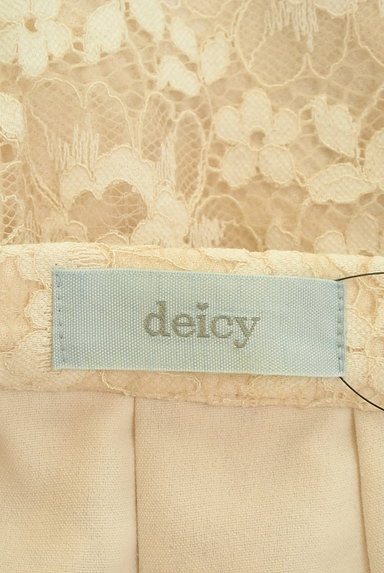 DEICY（デイシー）の古着「総レースタックフレアスカート（ミニスカート）」大画像６へ
