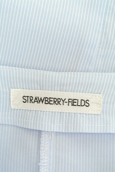 STRAWBERRY-FIELDS（ストロベリーフィールズ）の古着「ストライプ7分袖ジャケット（ジャケット）」大画像６へ