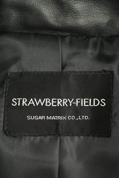 STRAWBERRY-FIELDS（ストロベリーフィールズ）の古着「セミペプラムレザージャケット（ジャケット）」大画像６へ