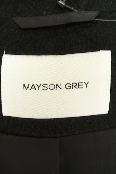 MAYSON GREY（メイソングレイ）の古着「シンプルノーカラーロングコート（コート）」大画像６へ