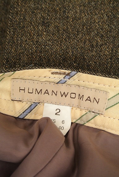 HUMAN WOMAN（ヒューマンウーマン）の古着「ウールミモレセミワイドパンツ（ショートパンツ・ハーフパンツ）」大画像６へ