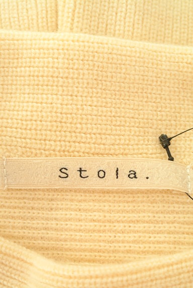 Stola.（ストラ）の古着「モックネック横リブニット（ニット）」大画像６へ