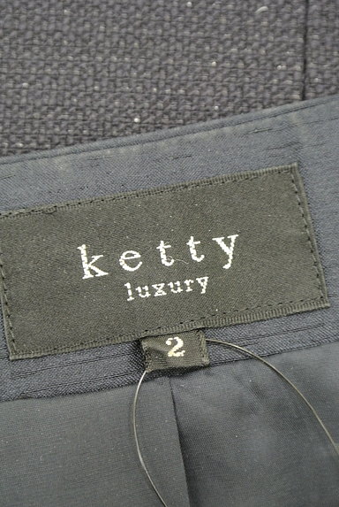 ketty（ケティ）の古着「七分袖ノーカラーラメジャケット（ジャケット）」大画像６へ