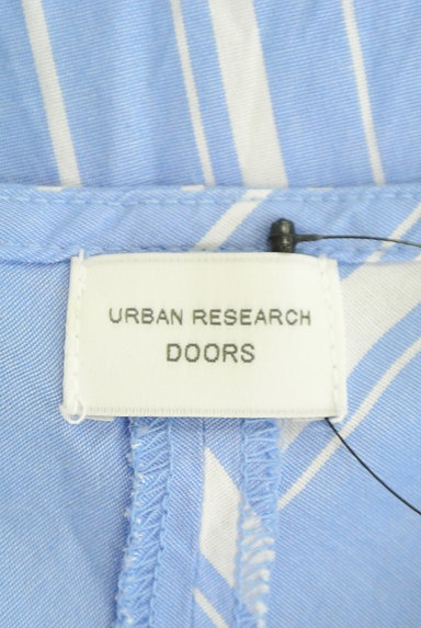 URBAN RESEARCH DOORS（アーバンリサーチドアーズ）の古着「ストライプフリル袖カットソー（カットソー・プルオーバー）」大画像６へ