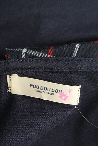 POU DOU DOU（プードゥドゥ）の古着「チェック衿カットソー（カットソー・プルオーバー）」大画像６へ