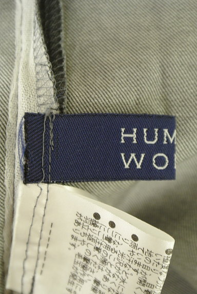 HUMAN WOMAN（ヒューマンウーマン）の古着「ラップ風タックワイドパンツ（パンツ）」大画像６へ