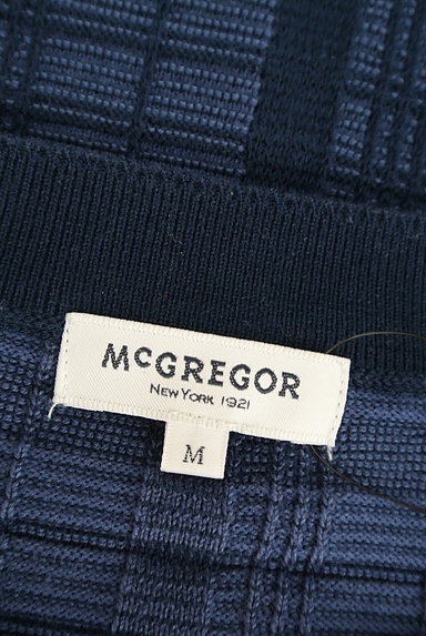 McGREGOR（マックレガー）の古着「リボン付きチェック編地ニット（ニット）」大画像６へ