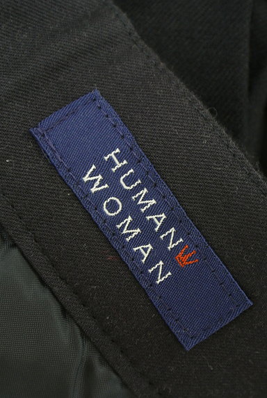 HUMAN WOMAN（ヒューマンウーマン）の古着「ミモレ丈ウールタックフレアパンツ（パンツ）」大画像６へ