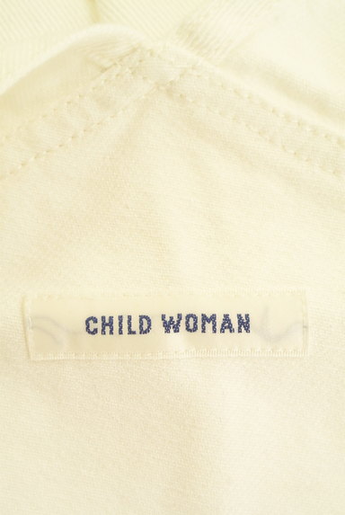 CHILD WOMAN（チャイルドウーマン）の古着「シンプルホワイトサロペット（オーバーオール・サロペット）」大画像６へ