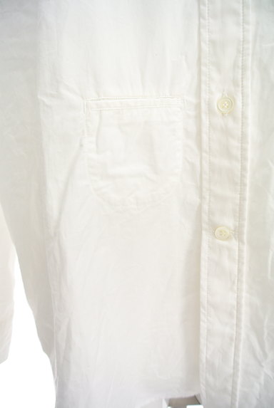 45R（４５アール）の古着「ワンポイント白シャツ（カジュアルシャツ）」大画像５へ