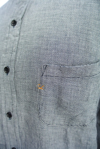 45R（４５アール）の古着「バンドカラーチェック柄シャツ（カジュアルシャツ）」大画像４へ