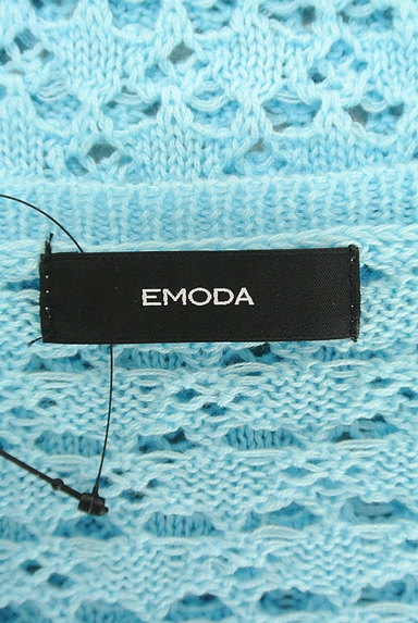 EMODA（エモダ）の古着「透かし編みショート丈ニット（ニット）」大画像６へ