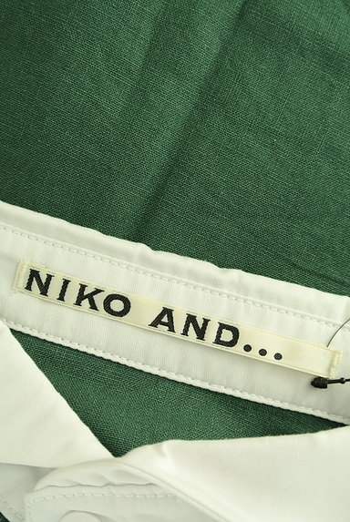 niko and...（ニコ アンド）の古着「ラガーシャツワンピース（ワンピース・チュニック）」大画像６へ