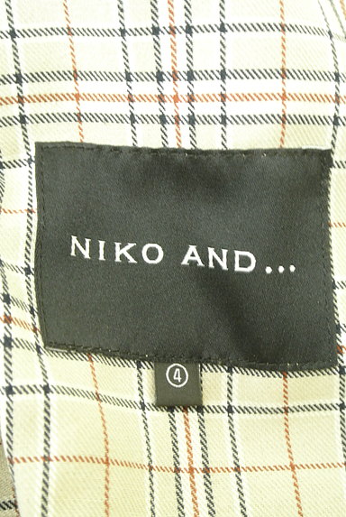 niko and...（ニコ アンド）の古着「フロントオープンチェック柄ジャケット（ジャケット）」大画像６へ