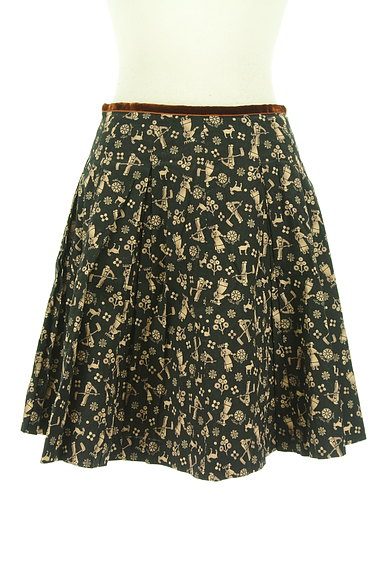 Lois CRAYON（ロイスクレヨン）の古着「総柄ミニタックフレアスカート（スカート）」大画像１へ