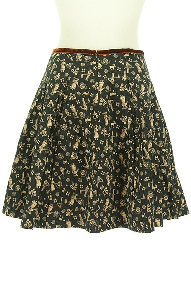 Lois CRAYON（ロイスクレヨン）の古着「総柄ミニタックフレアスカート（スカート）」大画像２へ