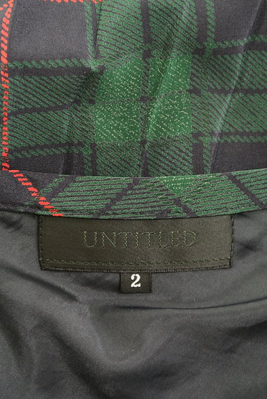 UNTITLED（アンタイトル）の古着「チェック柄プリーツスカート（スカート）」大画像６へ
