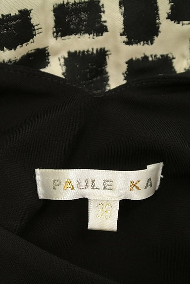 PAULE KA（ポールカ）の古着「花モチーフ付き膝丈フレアワンピース（ワンピース・チュニック）」大画像６へ