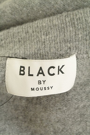 BLACK BY MOUSSY（ブラックバイマウジー）の古着「フロントオープンロングカーディガン（コート）」大画像６へ