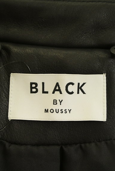 BLACK BY MOUSSY（ブラックバイマウジー）の古着「ファー襟ミドル丈レザーコート（トレンチコート）」大画像６へ