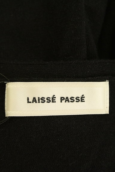 LAISSE PASSE（レッセパッセ）の古着「モックネックニット＋装飾カーデ（アンサンブル）」大画像６へ