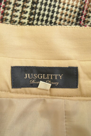 JUSGLITTY（ジャスグリッティー）の古着「ベルト付き膝下丈サイドフリルスカート（スカート）」大画像６へ