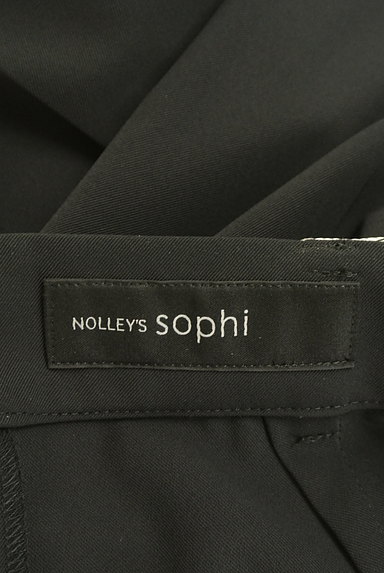 NOLLEY'S sophi（ノーリーズソフィ）の古着「ウエストリボンクロップドワイドパンツ（パンツ）」大画像６へ