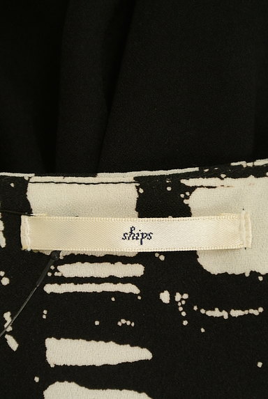 SHIPS（シップス）の古着「チェック柄×無地切替Vネックワンピース（ワンピース・チュニック）」大画像６へ