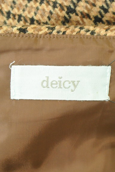 DEICY（デイシー）の古着「チェック柄ウールキャミワンピース（キャミワンピース）」大画像６へ