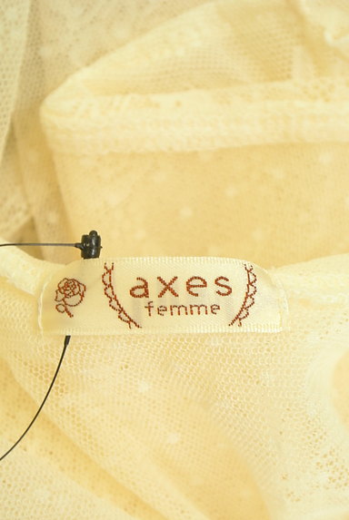 axes femme（アクシーズファム）の古着「ドットチュール＋花柄レースボレロ（カーディガン・ボレロ）」大画像６へ