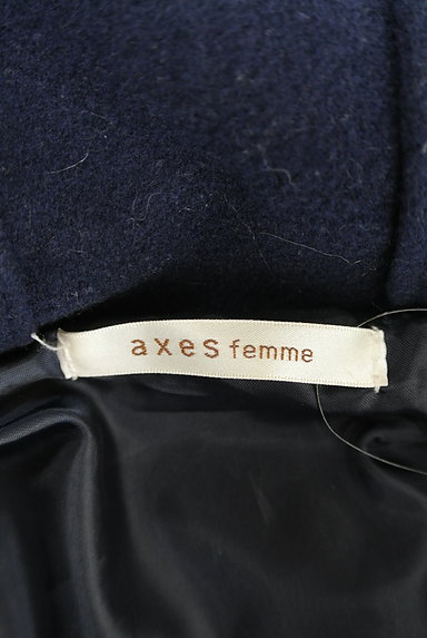 axes femme（アクシーズファム）の古着「ファー付きフレアダッフルコート（コート）」大画像６へ