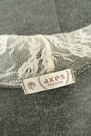 axes femme（アクシーズファム）の古着「バック花柄レースロングカーディガン（カーディガン・ボレロ）」大画像６へ