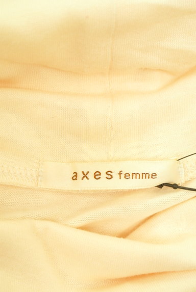 axes femme（アクシーズファム）の古着「タートルネック刺繍レースカットソー（カットソー・プルオーバー）」大画像６へ