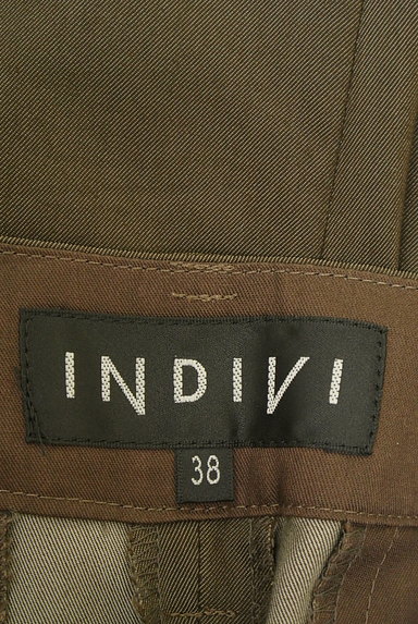 INDIVI（インディヴィ）の古着「クロップドテーパードパンツ（パンツ）」大画像６へ