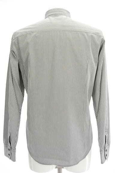 Calvin Klein（カルバンクライン）の古着「ストライプ柄カジュアルシャツ（カットソー・プルオーバー）」大画像２へ