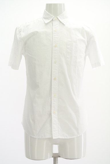 URBAN RESEARCH（アーバンリサーチ）の古着「無地半袖白シャツ（カジュアルシャツ）」大画像１へ