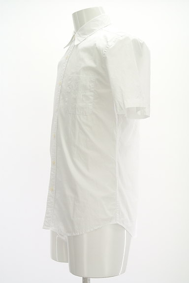 URBAN RESEARCH（アーバンリサーチ）の古着「無地半袖白シャツ（カジュアルシャツ）」大画像３へ