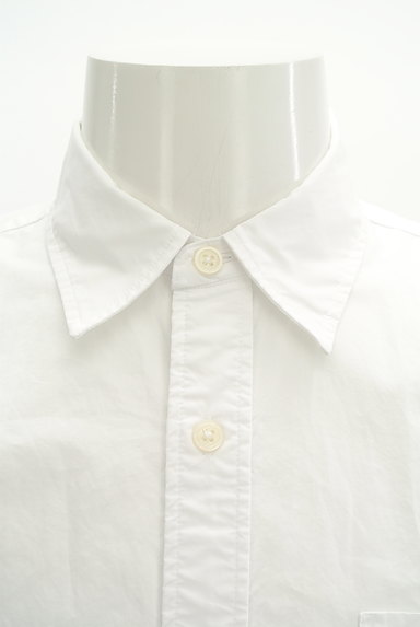 URBAN RESEARCH（アーバンリサーチ）の古着「無地半袖白シャツ（カジュアルシャツ）」大画像５へ