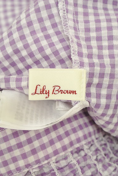 Lily Brown（リリーブラウン）の古着「ギンガムチェック柄ブラウス（カットソー・プルオーバー）」大画像６へ