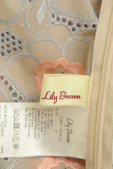 Lily Brown（リリーブラウン）の古着「バック開きシフォン刺繍カットソー（カットソー・プルオーバー）」大画像６へ